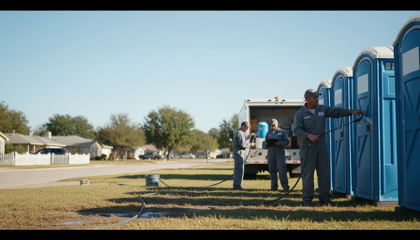 Long-Term Portable Toilet Rental in Headrick, OK near me